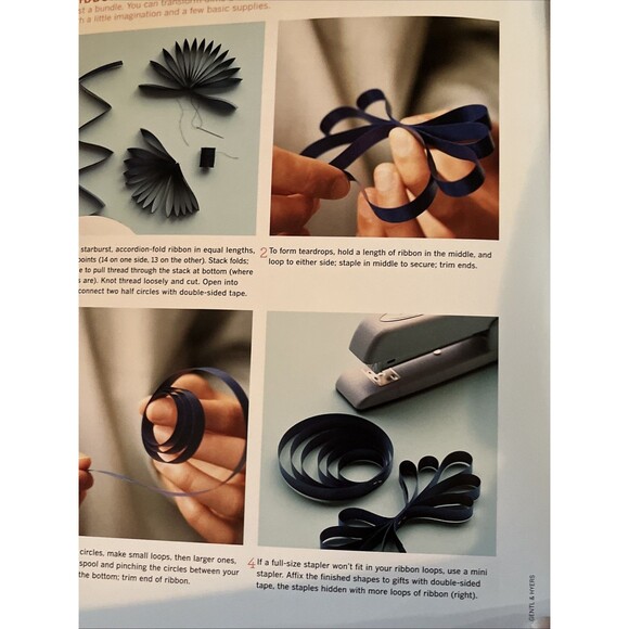 Martha Stewart Handmade Gift Wrapping Tips & Tricks Paper Back Book - Picture 3 of 4